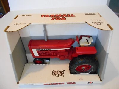 Vintage 1995 Ertl 1:16th Scale Farmall 706 Narrow Front Tractor, #2307, NIB - Image 1 of 4