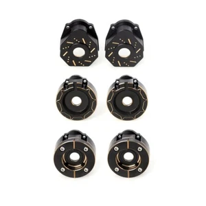 LCX 1/10 RC Oruga Latón Portal Accionamiento Carcasa Pesas Exteriores para TRX4 TRX6 - Imagen 1 de 15