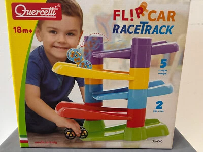 Quercetti Flip Car Race Track.  Suits Ages 18 Months + - Image 1 of 3