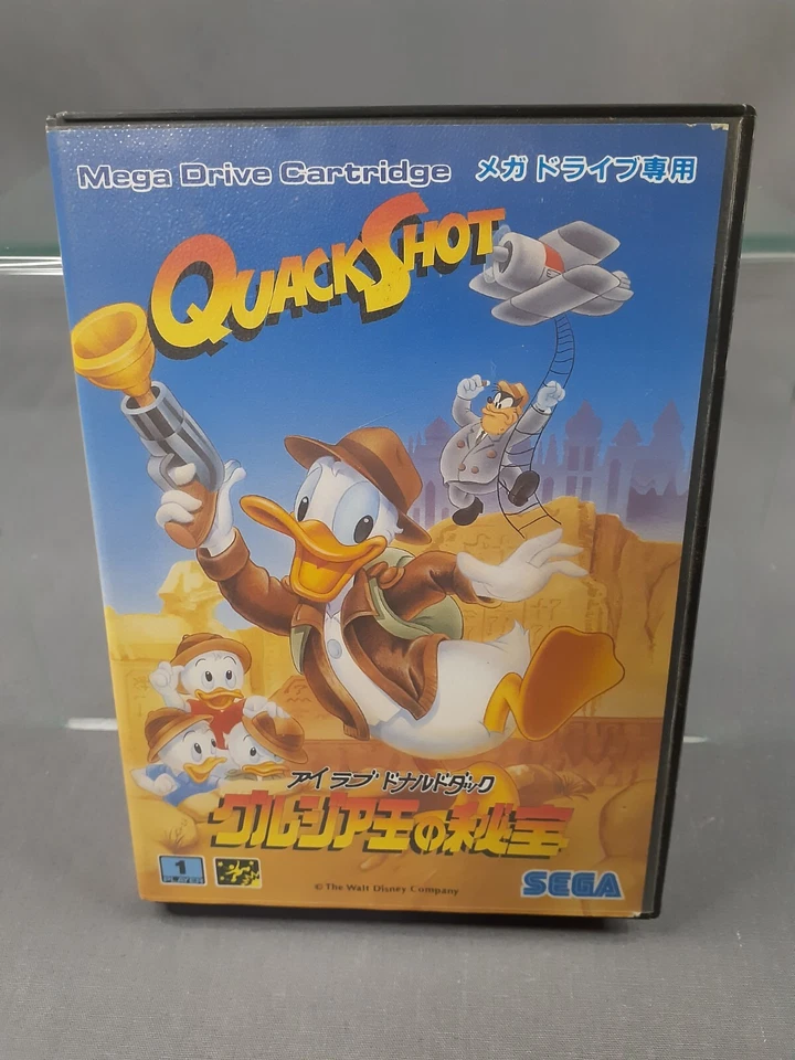 SEGA MEGADRIVE MEGA DRIVE MD  QUACKSHOT The Treasure of Georgia NTSC-J Japanese - Image 1 of 4