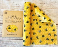XXLong Wrap Beeswax Food Wrap, DIY Cut To Size, Zero Waste Living, Honey BEES Y