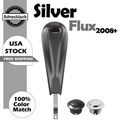 Consola de tablero de tanque de bajo perfil Silver Flux para Harley Street Road Glide 2008+ Foto 1 de 4