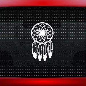 Dreamcatcher #4 Native American Car Decal Window Sticker Feather (20 COLORS!) - Picture 1 of 1