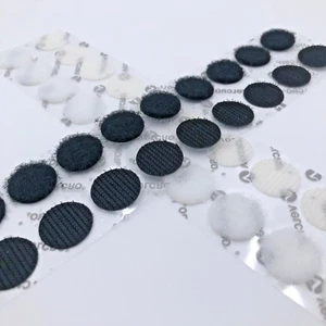 Círculos de puntos autoadhesivos VELCRO de 3/4" pulgadas de diámetro 10 juegos gancho y bucle - Imagen 1 de 7