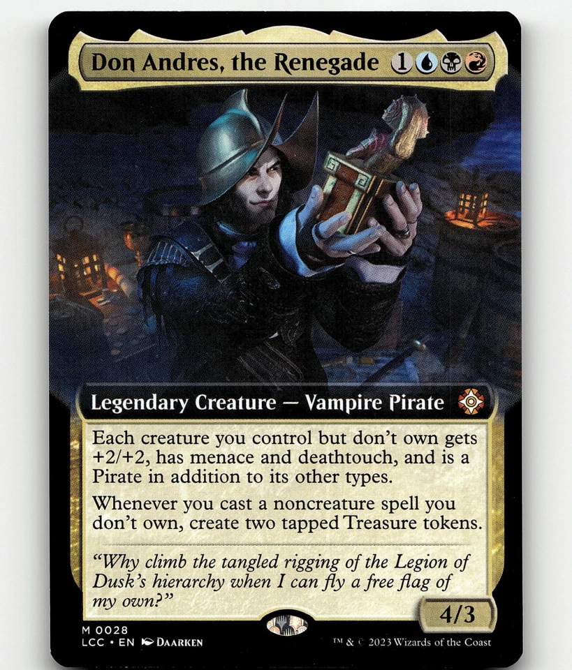 MTG Don Andres, the Renegade (Extended Art) #28 - The Lost Caverns of Ixalan - Image 1 of 1