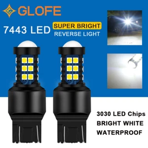 LED Backup Reverse Light Bulbs Backup Super Bright White 7440 7443 7444 W21W US - Picture 1 of 8