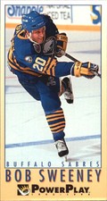 1993-94 PowerPlay Buffalo Sabres Hockey Card #34 Bob Sweeney