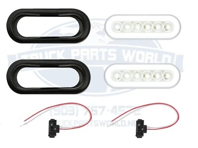 (2) Clear Optronics GloLight LED Punto Sellado Luces de Respaldo Bul111cb Foto 1 de 4