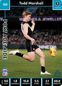 2023 PORT ADELAIDE POWER AFL Card TODD MARSHALL Teamcoach - Bild 1 von 3