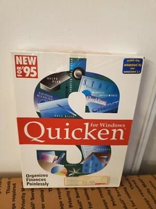 VTG Quicken Version 4 Intuit for Windows 95 IBM Compatible New Sealed F4 - Picture 1 of 7