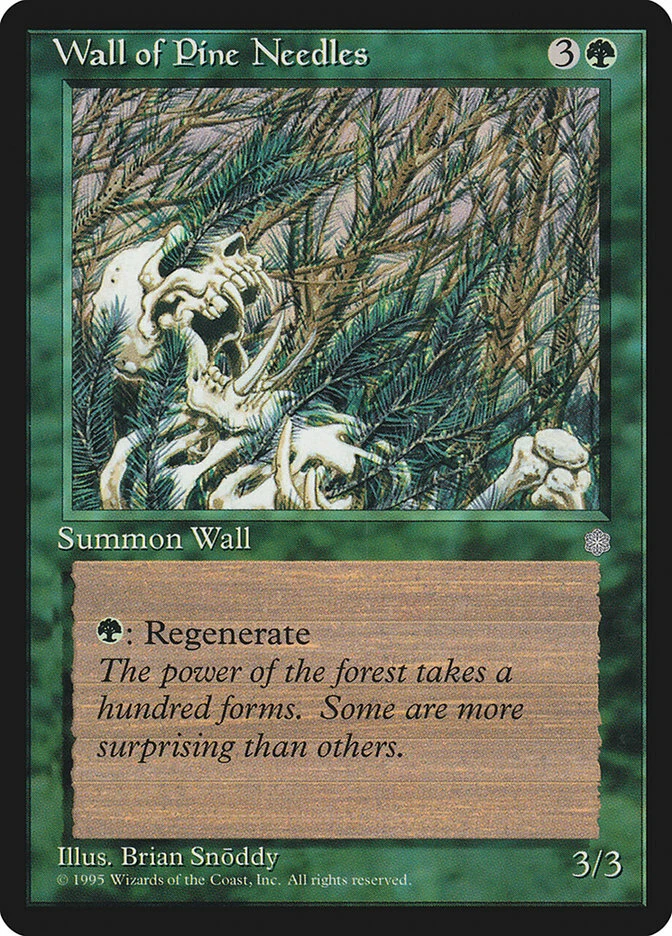 1x Wall of Pine Needles - LP - Ice Age - SPARROW MAGIC mtg - Image 1 of 1