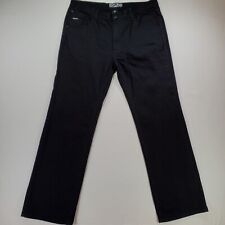 Enyce Jeans Mens 36x33 Black Denim Baggy Straight Leg Hip Hop Vintage Streetwear