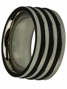Esprit anillo de acero inoxidable ESRG-10745.A21 TALLA 21 anillo unisex Esprit caja de regalo - Imagen 1 de 3