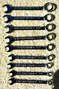 VINTAGE HANDWERKER 10 NR. 9-43441 SAE ORIGINITION SCHRAUBENSCHLÜSSELSATZ -V- WIE ABGEBILDET - Bild 1 von 8