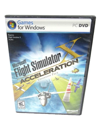 Microsoft Flight Simulator X: Acceleration Expansion Pack (PC DVD, 2007) - Image 1 of 4