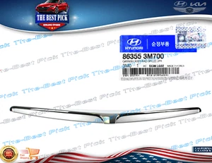 ⭐GENUINO⭐ ADORNO CROMADO MOLDEADO CAPÓ Para HYUNDAI GENESIS 863553M700 2012-2014 - Imagen 1 de 1