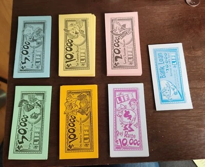 2007 Game of Life Replacement Parts Pieces ~ Stack of Money Pay Raise Bank Loan - Image 1 of 2