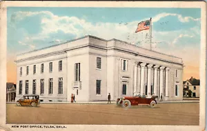 TULSA, OKLAHOMA - NUEVA OFICINA DE CORREOS - 1918 - ANTIGUA POSTAL - Imagen 1 de 2