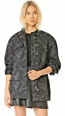 IRO джинсы женщин Liria камуфляж хлопок куртка размер EUR 36 новый с Ярлыками!! - Изображение 1 из 4