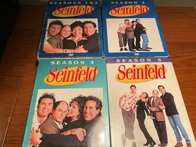 SEINFELD complete seasons 1-5 16 discs 4 box sets lots of extras - Image 1 of 4