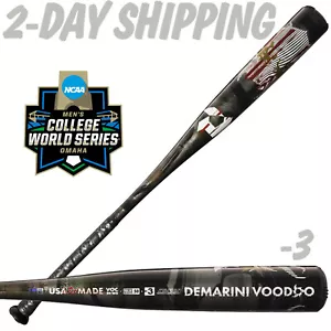 2024 DeMarini Custom VOODOO ONE 33" / 30 oz BBCOR Bat -College WS Omaha Edition - Picture 1 of 1