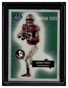 2023 Bowman Chrome University 1955 Bowman Jordan Travis #55BF-15 mint from pack - Picture 1 of 2