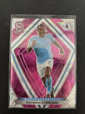 2020-21 Chronicles Spectra Raheem Sterling FOTL pink wave 18/19 Manchester City  - Image 1 of 2