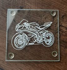 Motorcycle Scooter Drinks Coaster Engraved Motorbike Biker Home Office Gift