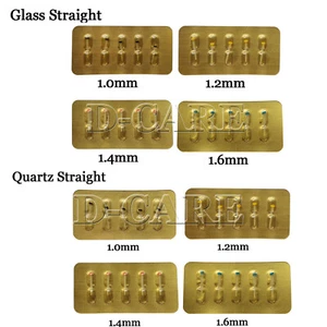 Dental Glass Quartz Straight Fiber Root Canal Pins Resin Post 1.0/1.2/1.4/1.6mm - Picture 1 of 14