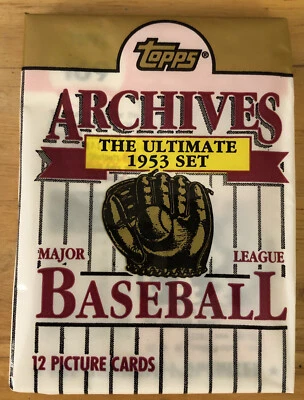 1991 Topps Archives Pack “1953” Dizzy Trout Red Sox George Metkovich Pirates - Image 1 of 2