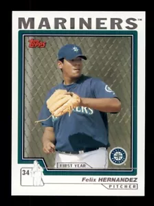 Topps Traded & Rookies #T144 2004 Felix Hernandez novato radiocontrol Seattle Mariners - Imagen 1 de 2