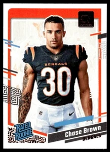 2023 Donruss bewertet Rookie Portrait Chase braun Cincinnati Bengals #39 - Bild 1 von 2