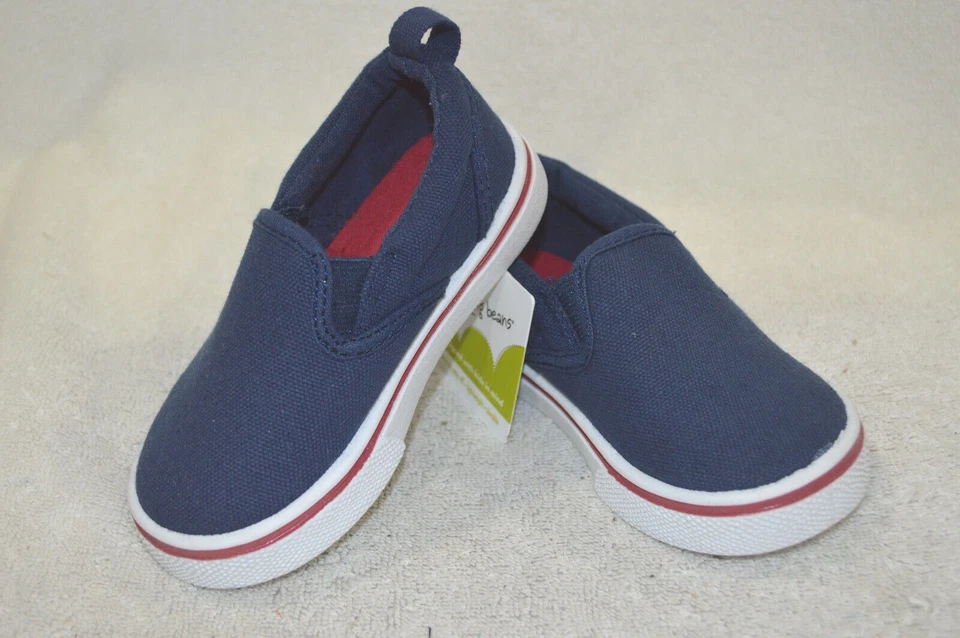 Zapatos sin cordones Jumping Beans azul Enzo para niños pequeños - talla 6 nuevos sin caja Foto 1 de 1