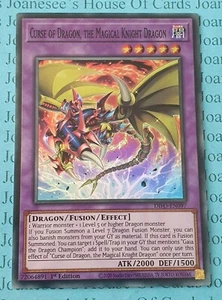 Curse of Dragon, the Magical Knight Dragon DIFO-EN097 Yu-Gi-Oh Card 1st Edit New - Picture 1 of 3
