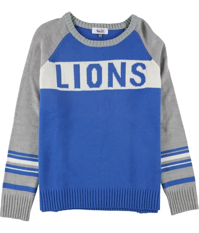 Touch Womens Detroit Lions Knit Sweater, Blue, XX-Large Cover