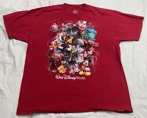 Disneyland Resort Walt Disney World Parks Shirt Big Graphic Glitter 2XL Souvenir - Picture 1 of 6