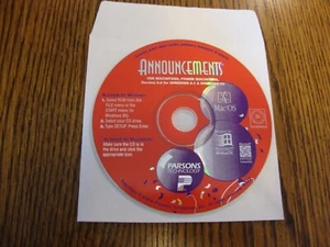 Parsons Technology - Announcements Version 5.0 for PC or Mac, Windows 3.1 & 95 - Picture 1 of 2