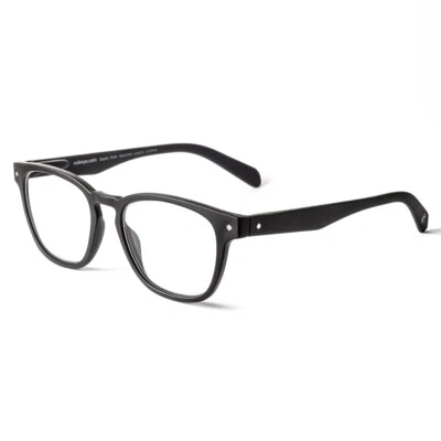 RUDE EYE READERS PREMIUM QUALITÄT eckige schwarze Lesebrille Herren & Damen von Rude Eye +1,0 - 3,0