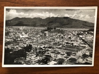 ¡VISTA POSTAL ANTIGUA CHINA KOWLOON MACAO A FRANCIA 1954!! Foto 1 de 2