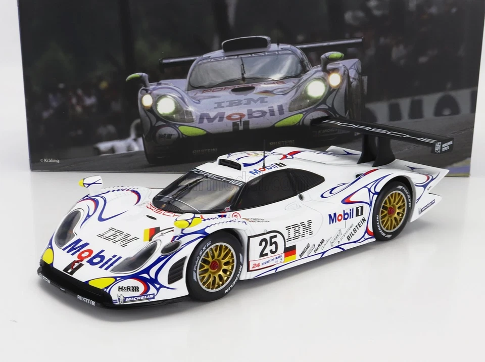 1/18 WERK83 - PORSCHE - 911 GT1-98 3.2L TURBO TEAM PORSCHE AG MOBIL-1 N W1802900