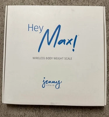 Jenny Craig Hey Max! Wireless Body Weight Scale ~ New In Box - Image 1 of 4