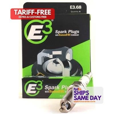 E3 Spark Plugs E3PE3.68 14 mm Thread Gasket Seat Spark Plug Performance Parts - Image 1 of 4
