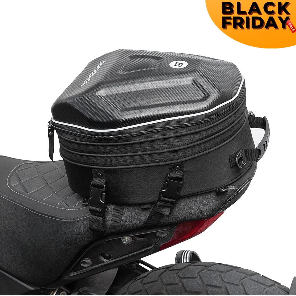 ROCKBROS Hecktasche Motorrad Sitztasche Wasserdicht mit Regenschutz Rucksack - Bild 1 von 4