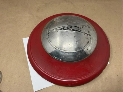 1935 Ford V8 Hubcap Original  1936 Dog Dish Wheel Cover 1937 1938 1939 - Image 1 of 4
