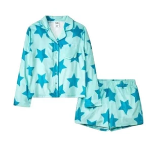 Girls 2 Piece Long Sleeve Shorts Pajama Set - Art Class - Size: Large 10/12 - Picture 1 of 4
