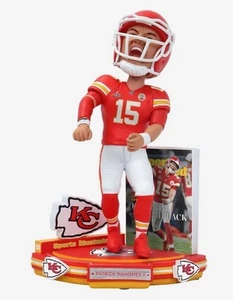 Patrick Mahomes KC Chiefs SB Champs Sports Illustrated Cover Bobblehead FOCO 100 - Picture 1 of 6