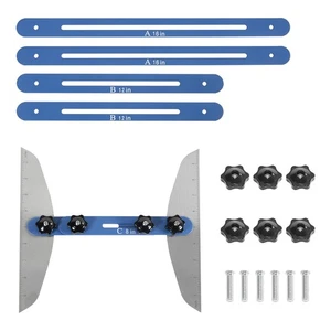 HFS(R) Stair Tread Template Tool for Stairs, Risers, Shelves, 11.4"- 60.7" - Picture 1 of 9