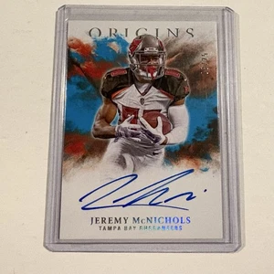 2017 Panini Origins Jeremy McNichols Rookie On Card Auto 8/25 Tampa Bay - Picture 1 of 2