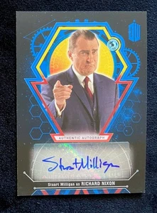 Stuart Milligan as Richard Nixon Doctor Who Extraterrestrial Autograph SSP 01/25 - Picture 1 of 8