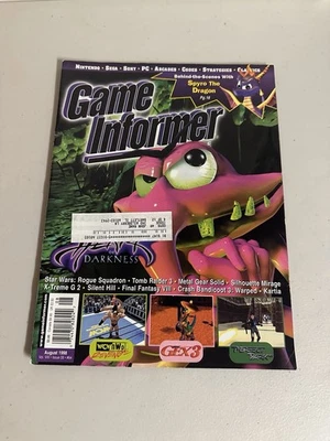 Game Informer Video Game Magazine August 1998 Heart of Darkness Perfect Dark Gex - Image 1 of 4